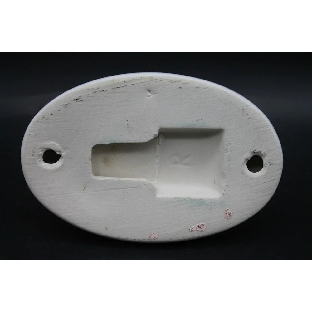 Vintage Ceramic Bathroom Fixtures Set of 3 Floral Toilet Paper Holders Soap Dish